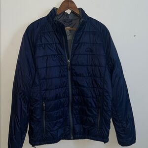LL BEAN M REG Men's Navy Blue Light Puffer Jacket